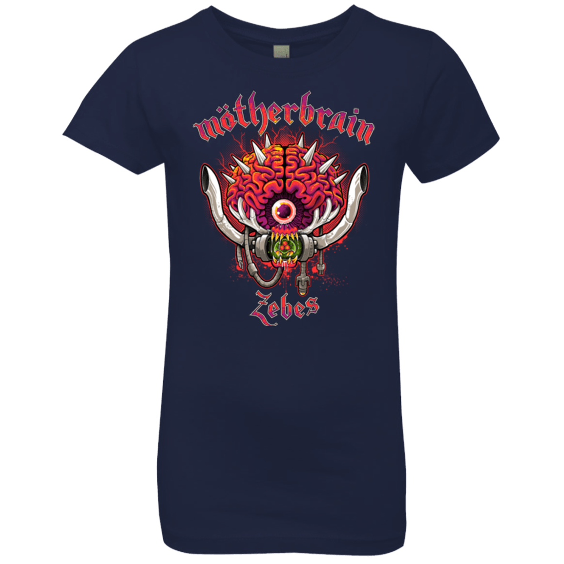 T-Shirts Midnight Navy / YXS Live From Zebes Girls Premium T-Shirt