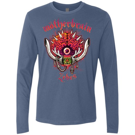 T-Shirts Indigo / Small Live From Zebes Men's Premium Long Sleeve