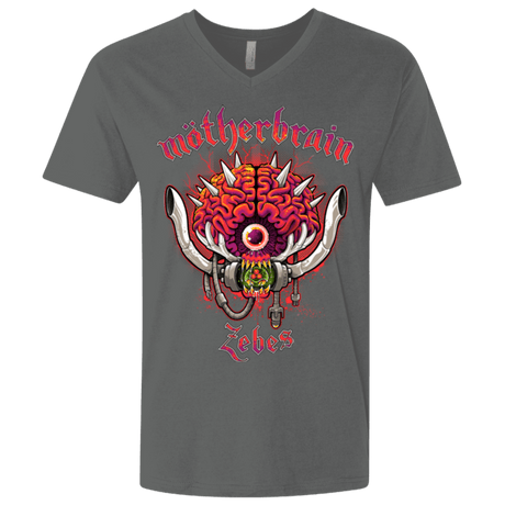 T-Shirts Heavy Metal / X-Small Live From Zebes Men's Premium V-Neck