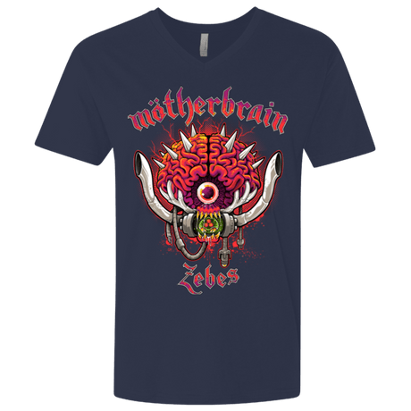 T-Shirts Midnight Navy / X-Small Live From Zebes Men's Premium V-Neck