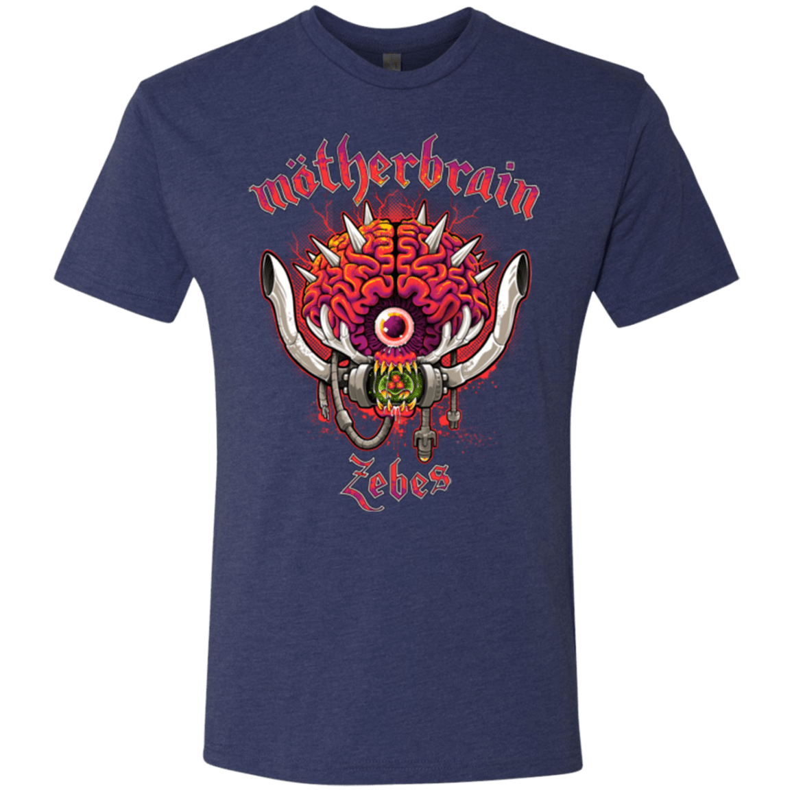 T-Shirts Vintage Navy / Small Live From Zebes Men's Triblend T-Shirt