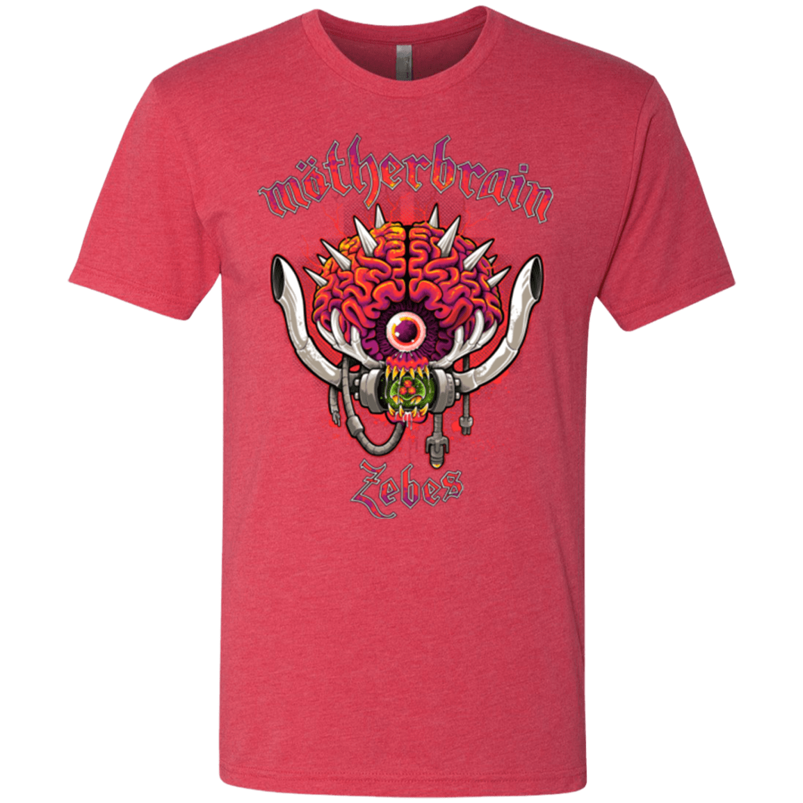 T-Shirts Vintage Red / Small Live From Zebes Men's Triblend T-Shirt