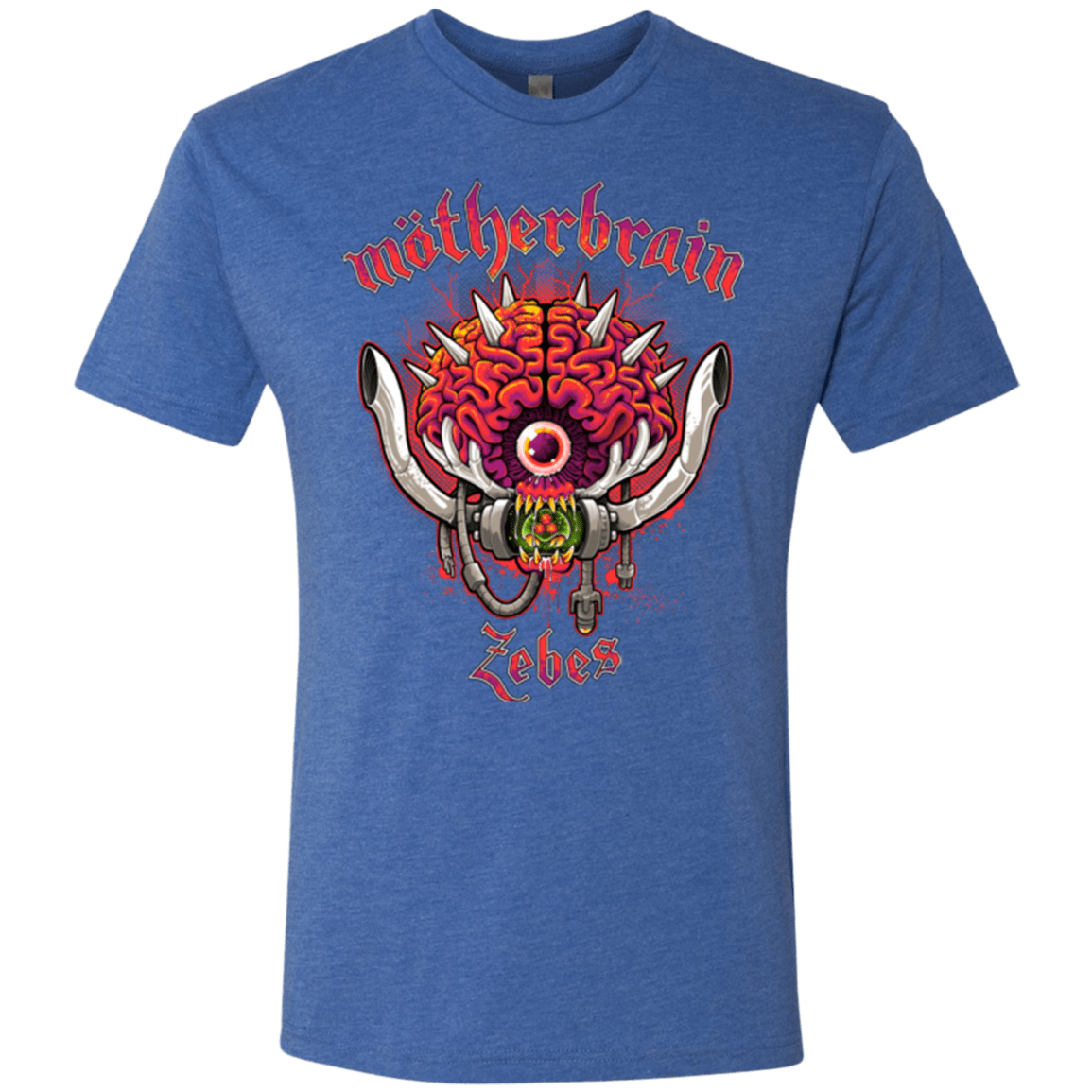 T-Shirts Vintage Royal / Small Live From Zebes Men's Triblend T-Shirt