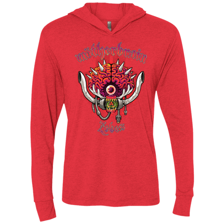 T-Shirts Vintage Red / X-Small Live From Zebes Triblend Long Sleeve Hoodie Tee