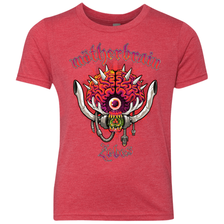 T-Shirts Vintage Red / YXS Live From Zebes Youth Triblend T-Shirt