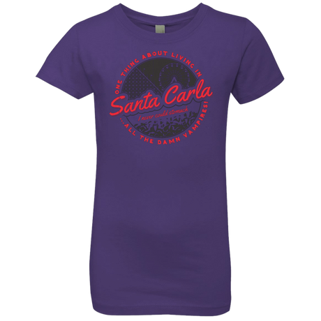 T-Shirts Purple Rush / YXS Living in Santa Carla Girls Premium T-Shirt