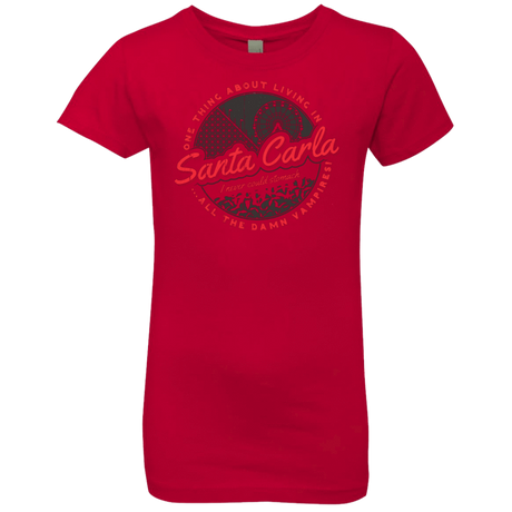 T-Shirts Red / YXS Living in Santa Carla Girls Premium T-Shirt