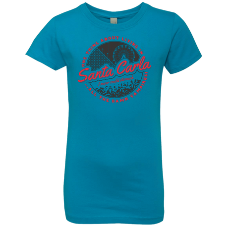 T-Shirts Turquoise / YXS Living in Santa Carla Girls Premium T-Shirt