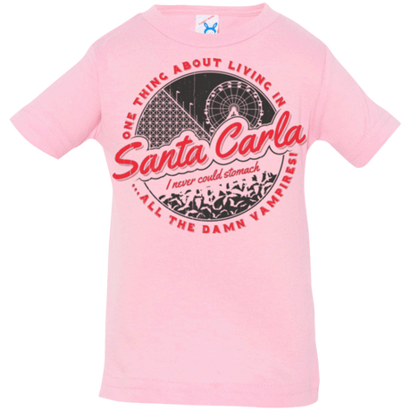 T-Shirts Pink / 6 Months Living in Santa Carla Infant Premium T-Shirt