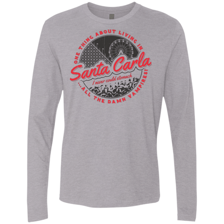 T-Shirts Heather Grey / Small Living in Santa Carla Men's Premium Long Sleeve