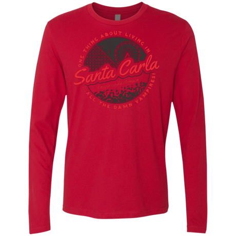 T-Shirts Red / Small Living in Santa Carla Men's Premium Long Sleeve