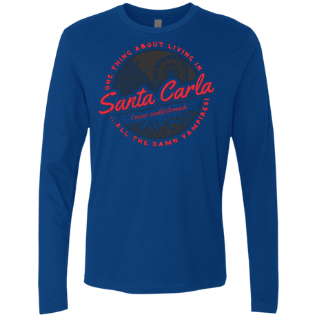 T-Shirts Royal / Small Living in Santa Carla Men's Premium Long Sleeve