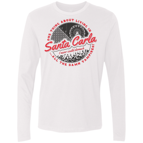 T-Shirts White / Small Living in Santa Carla Men's Premium Long Sleeve