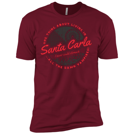 T-Shirts Cardinal / X-Small Living in Santa Carla Men's Premium T-Shirt