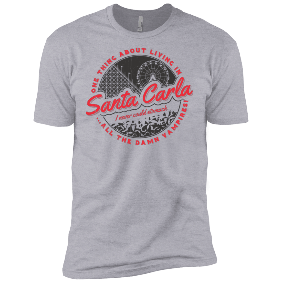 T-Shirts Heather Grey / X-Small Living in Santa Carla Men's Premium T-Shirt