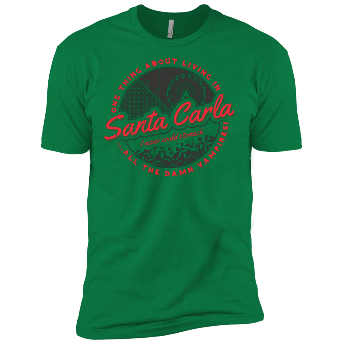 T-Shirts Kelly Green / X-Small Living in Santa Carla Men's Premium T-Shirt