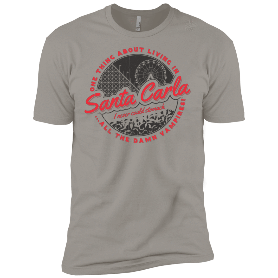 T-Shirts Light Grey / X-Small Living in Santa Carla Men's Premium T-Shirt