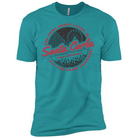 T-Shirts Tahiti Blue / X-Small Living in Santa Carla Men's Premium T-Shirt