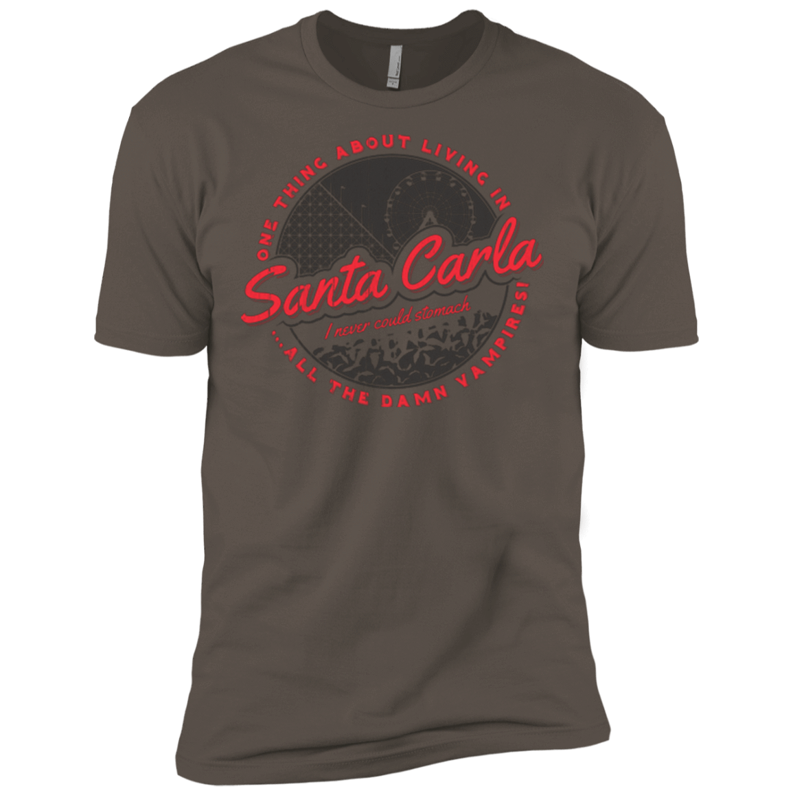 T-Shirts Warm Grey / X-Small Living in Santa Carla Men's Premium T-Shirt
