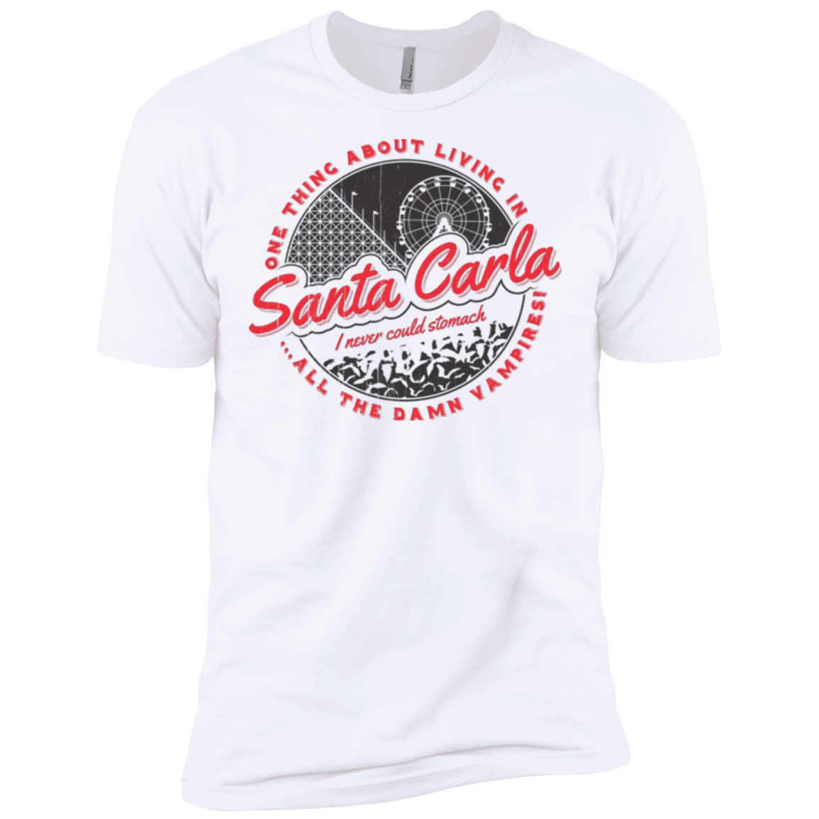 T-Shirts White / X-Small Living in Santa Carla Men's Premium T-Shirt