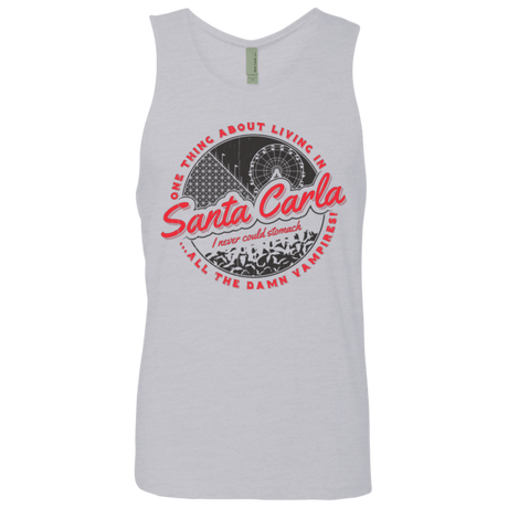 T-Shirts Heather Grey / Small Living in Santa Carla Men's Premium Tank Top