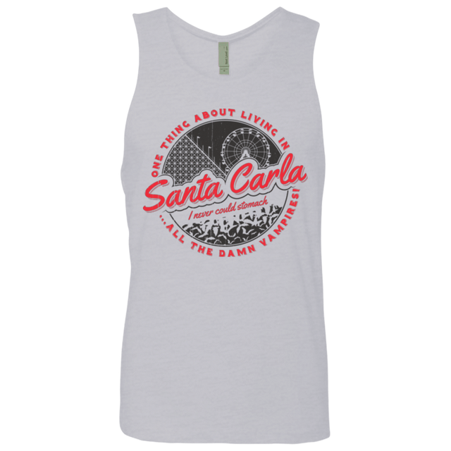 T-Shirts Heather Grey / Small Living in Santa Carla Men's Premium Tank Top