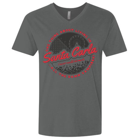 T-Shirts Heavy Metal / X-Small Living in Santa Carla Men's Premium V-Neck