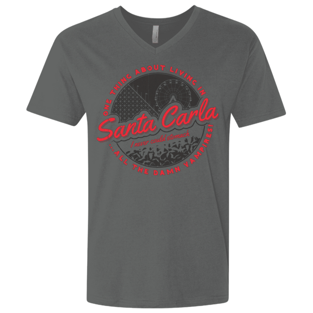 T-Shirts Heavy Metal / X-Small Living in Santa Carla Men's Premium V-Neck
