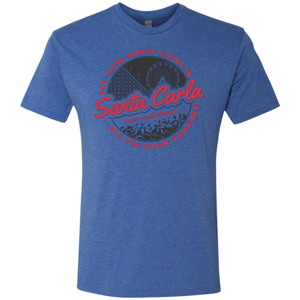 T-Shirts Vintage Royal / Small Living in Santa Carla Men's Triblend T-Shirt