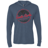 T-Shirts Indigo / X-Small Living in Santa Carla Triblend Long Sleeve Hoodie Tee