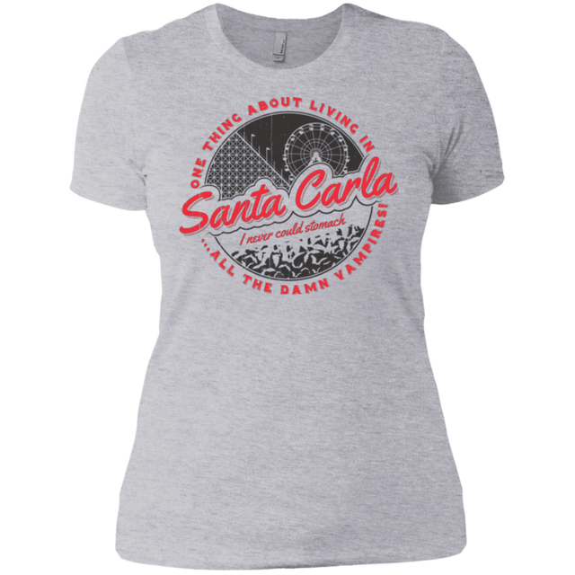 T-Shirts Heather Grey / X-Small Living in Santa Carla Women's Premium T-Shirt