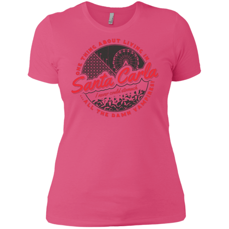 T-Shirts Hot Pink / X-Small Living in Santa Carla Women's Premium T-Shirt