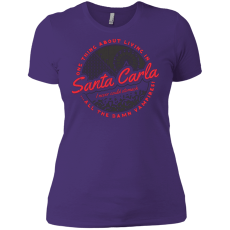 T-Shirts Purple / X-Small Living in Santa Carla Women's Premium T-Shirt