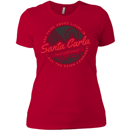 T-Shirts Red / X-Small Living in Santa Carla Women's Premium T-Shirt