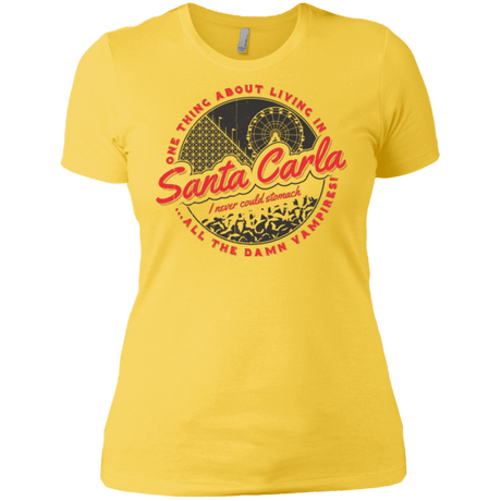T-Shirts Vibrant Yellow / X-Small Living in Santa Carla Women's Premium T-Shirt