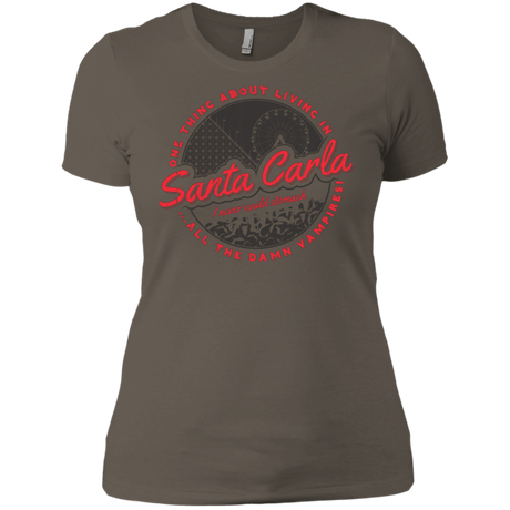T-Shirts Warm Grey / X-Small Living in Santa Carla Women's Premium T-Shirt