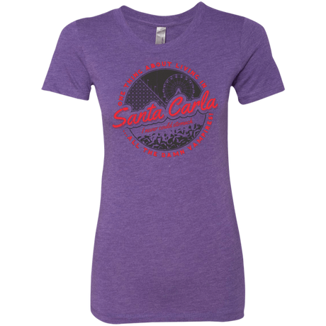 T-Shirts Purple Rush / Small Living in Santa Carla Women's Triblend T-Shirt
