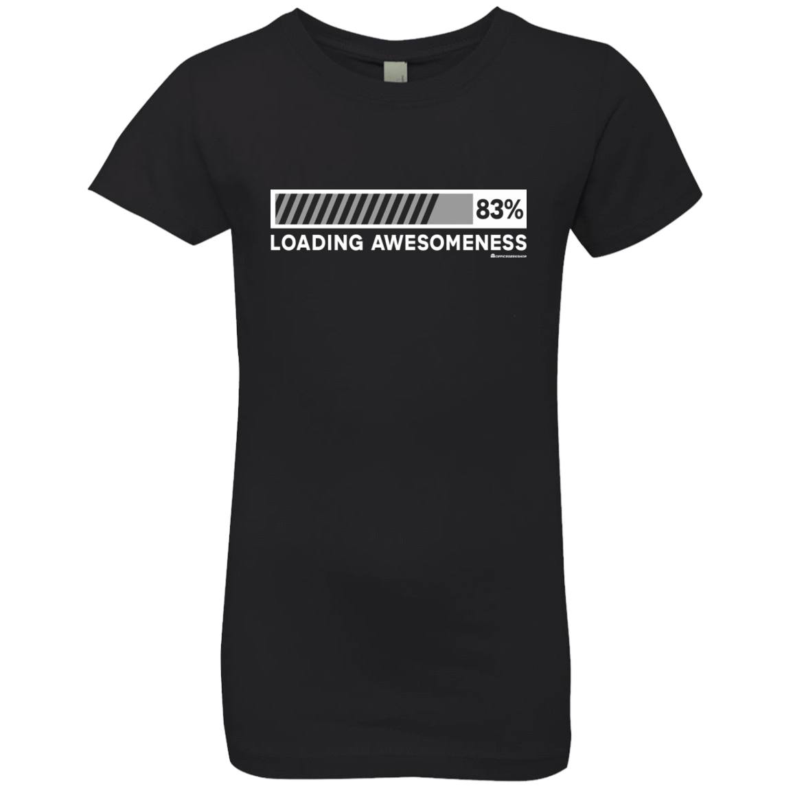 T-Shirts Black / YXS Loading Awesomeness Girls Premium T-Shirt