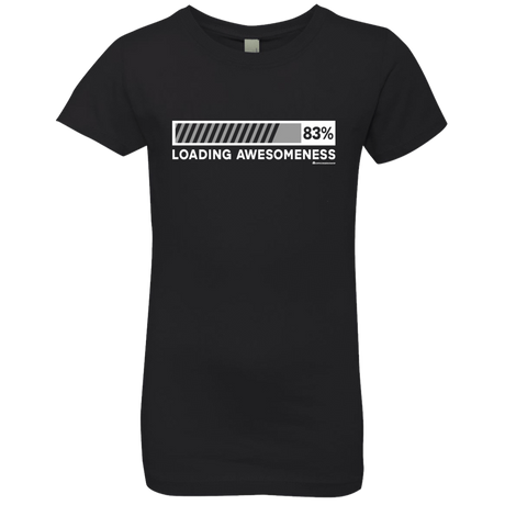 T-Shirts Black / YXS Loading Awesomeness Girls Premium T-Shirt