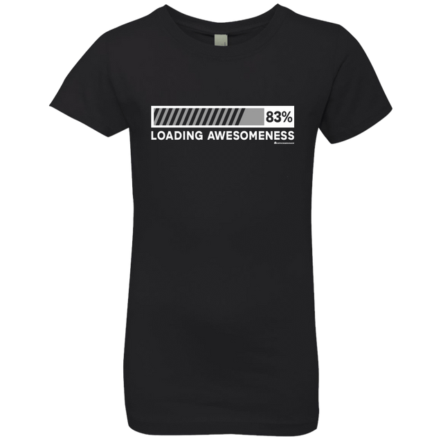 T-Shirts Black / YXS Loading Awesomeness Girls Premium T-Shirt