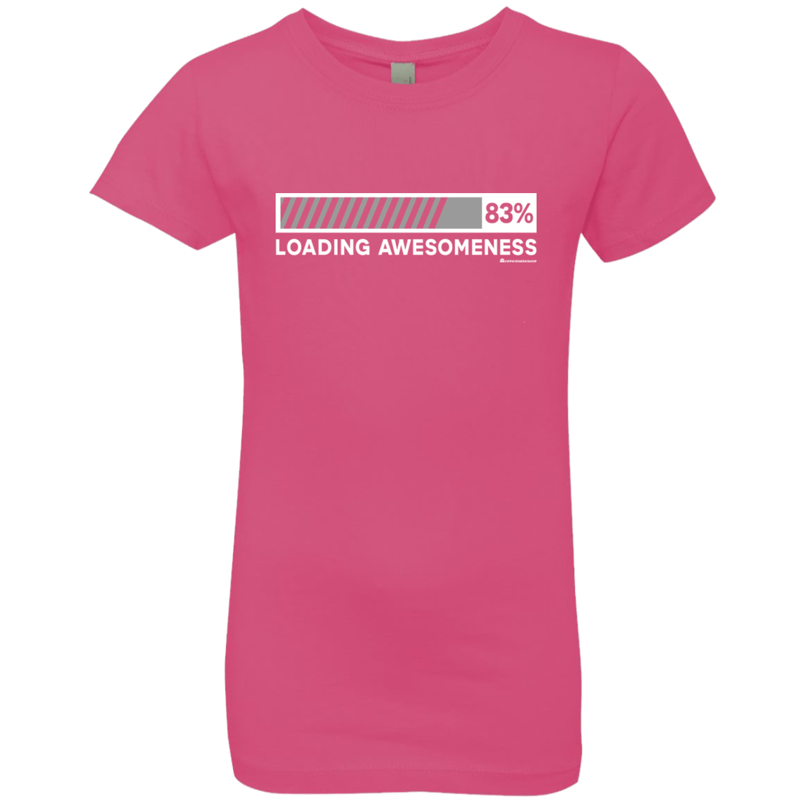 T-Shirts Hot Pink / YXS Loading Awesomeness Girls Premium T-Shirt