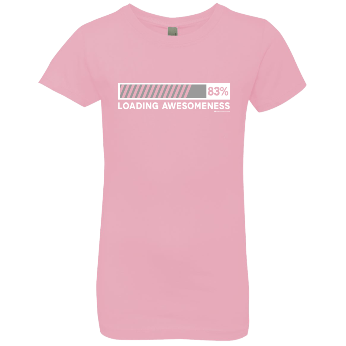 T-Shirts Light Pink / YXS Loading Awesomeness Girls Premium T-Shirt