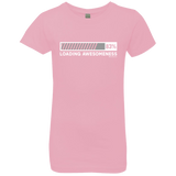 T-Shirts Light Pink / YXS Loading Awesomeness Girls Premium T-Shirt