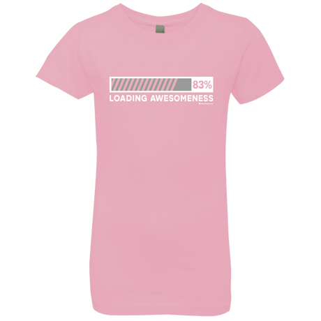 T-Shirts Light Pink / YXS Loading Awesomeness Girls Premium T-Shirt