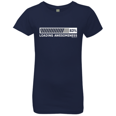 T-Shirts Midnight Navy / YXS Loading Awesomeness Girls Premium T-Shirt