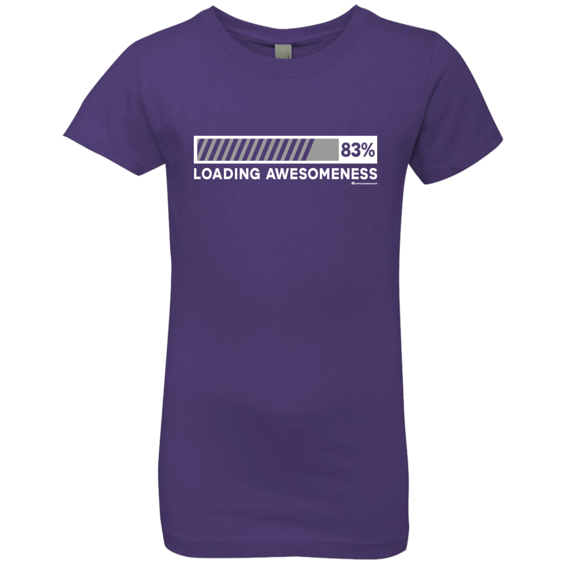 T-Shirts Purple Rush / YXS Loading Awesomeness Girls Premium T-Shirt