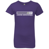 T-Shirts Purple Rush / YXS Loading Awesomeness Girls Premium T-Shirt