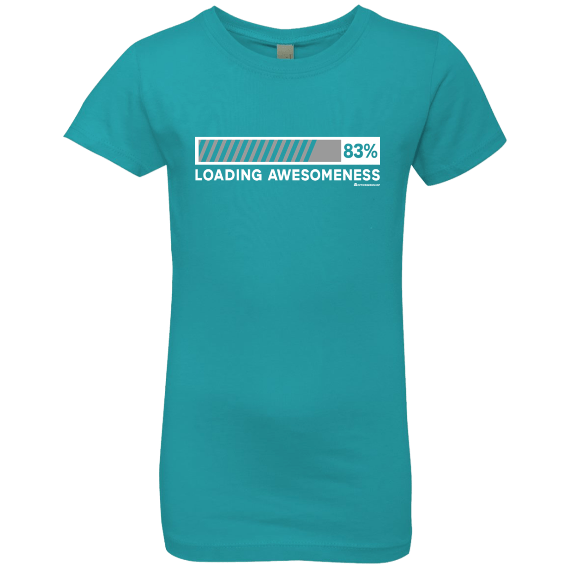 T-Shirts Tahiti Blue / YXS Loading Awesomeness Girls Premium T-Shirt