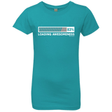 T-Shirts Tahiti Blue / YXS Loading Awesomeness Girls Premium T-Shirt
