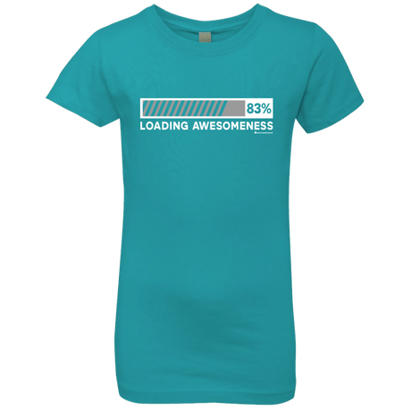 T-Shirts Tahiti Blue / YXS Loading Awesomeness Girls Premium T-Shirt